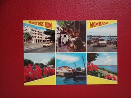 Ak Kenia Mombasa mehrbildrig alte Autos