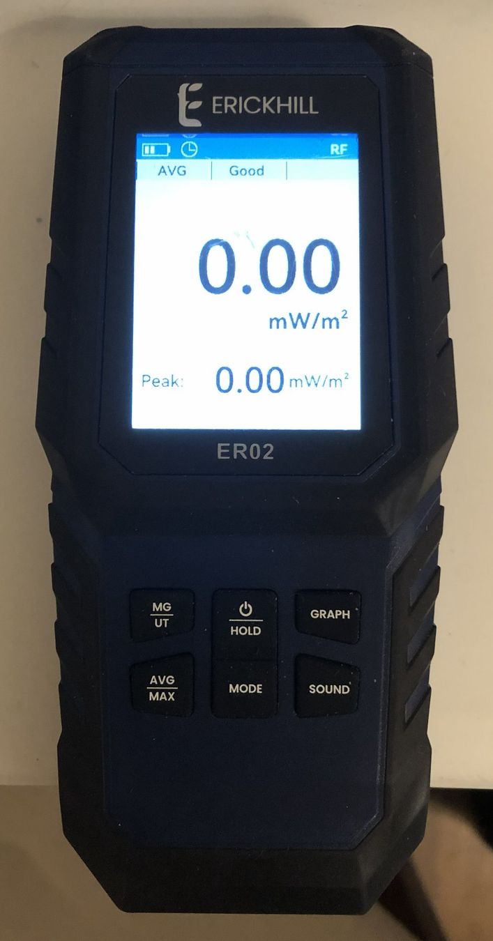 Mesurer: ERICKHILL EMF Messgerät ER-02, EF/MF/RF-Prüfung – D'occasion à Zug par S9891492