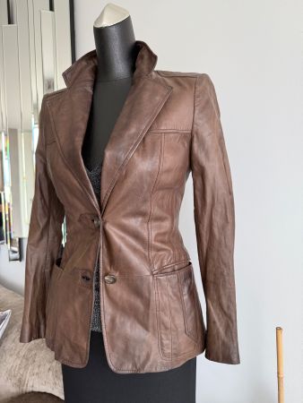 Lederjacke Lederblazer Jacke, XS