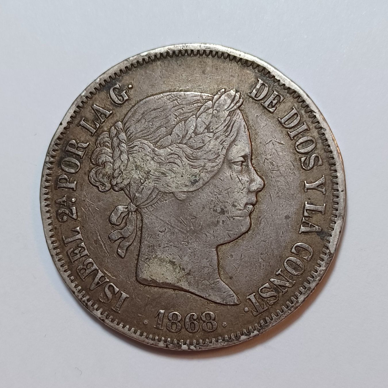 Toutes les monnaies: 2 Escudos 1868 Spanien – D'occasion à Pfäffikon ZH par Welt_Muenzen