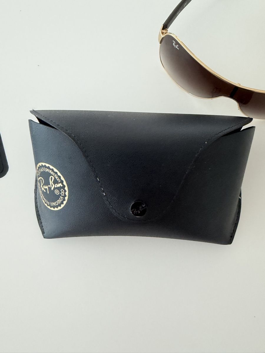 Ray-Ban Occhiali & Lenti: Ray-Ban Sunglasses Brown Gold Used – Usato da Aarau venduto da Schaimo 3