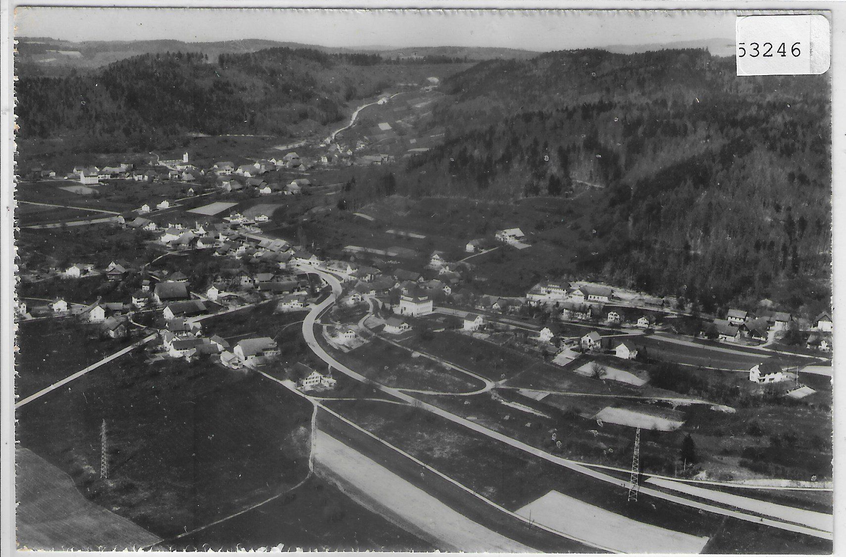 Cartoline postali: Moosleerau AG - Flugaufnahme – Usato da Ettingen venduto da Kartenplanet