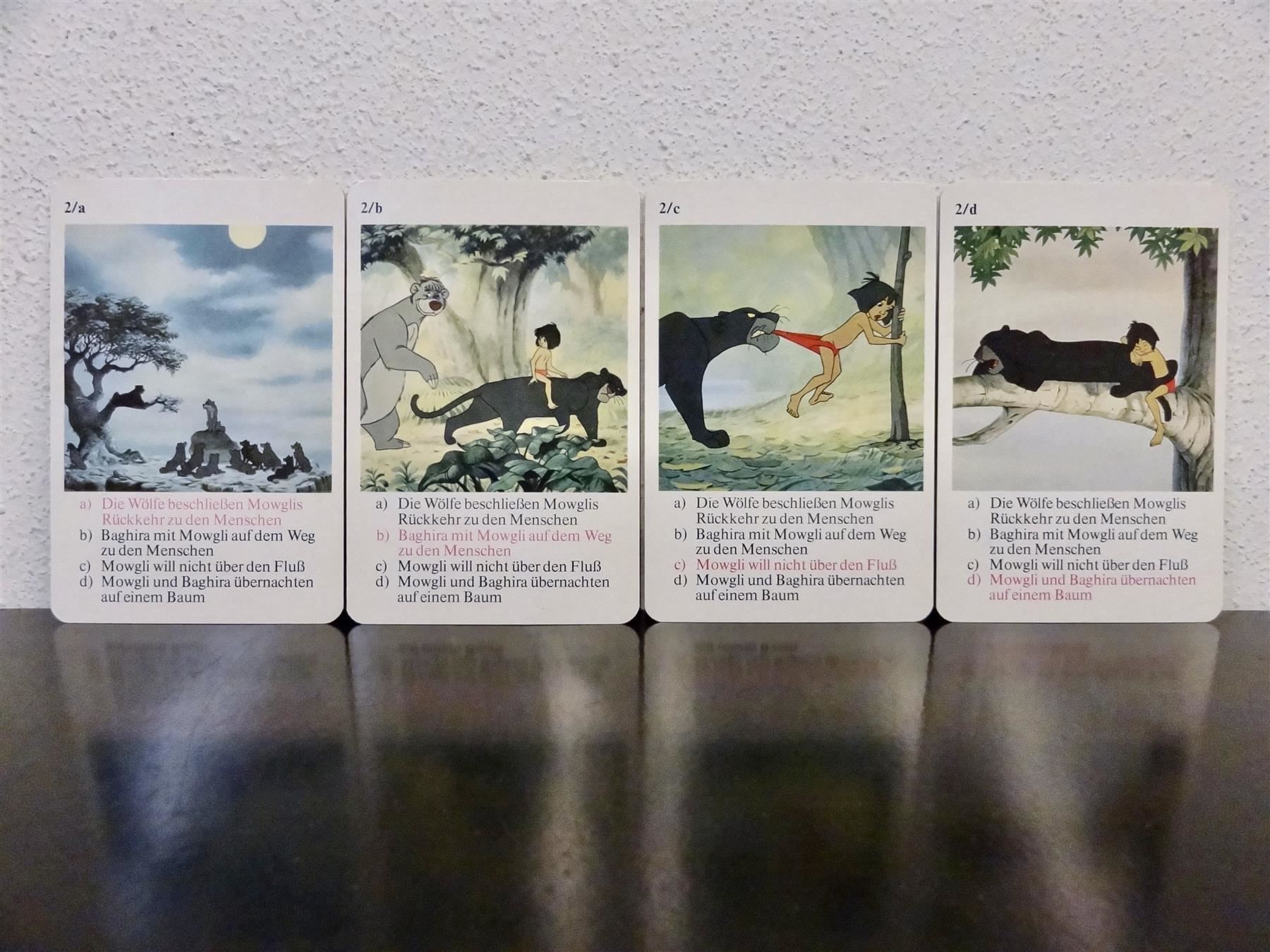 Giochi: altes Quartett DAS DSCHUNGELBUCH 1969 – Usato da Kerzers venduto da wisaundso 3