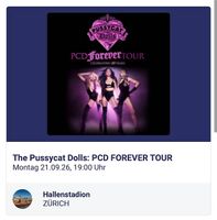 1x The Pussycat Dolls Ticket, Hallenstadion ZH (Stehplatz)