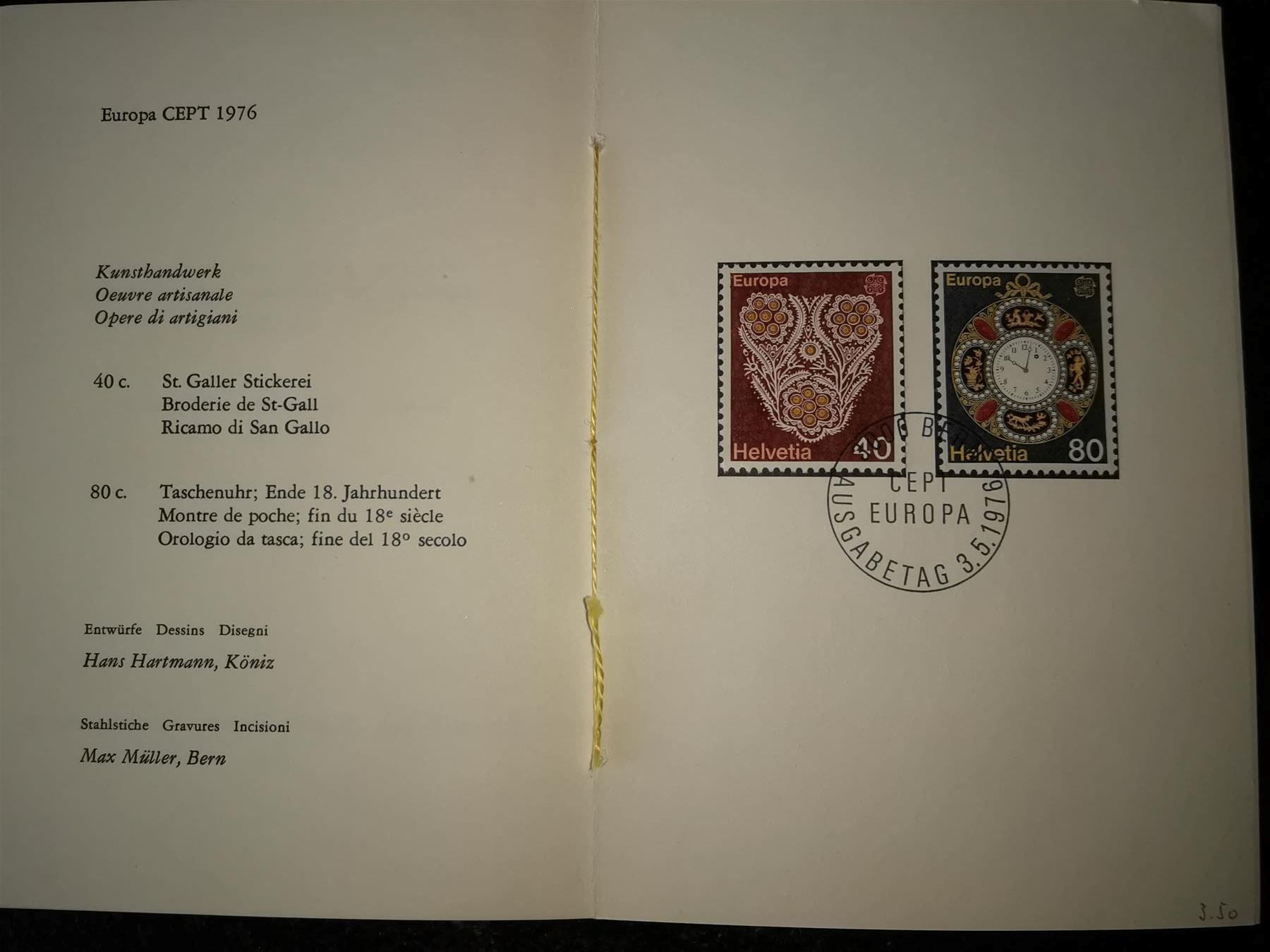 Tutti i francobolli: Sondermarken 1976 – Usato da Olten venduto da smiples