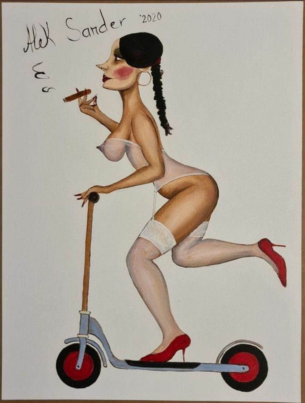 Dipinti: Alex Sander Orig. Gemälde – Usato da Bern venduto da artBoutiquech