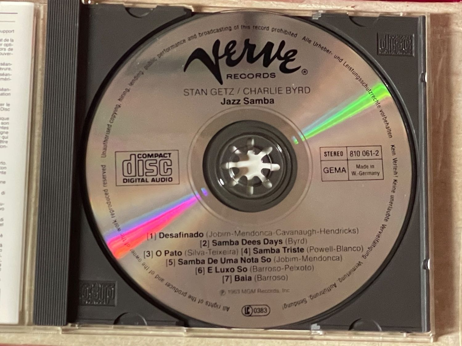 CDs: Stan Getz – Gebraucht aus Muri b. Bern von AdidasCollector 1
