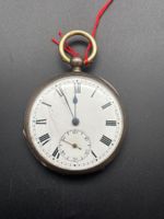 Antike Taschenuhr, Silber, Feder defekt, Cylinder 8 rubis