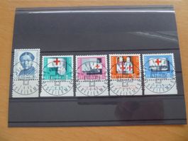 1963 Pro Patria Satz mit E.T. Vollstempel