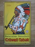 Werbeschild Karton  Crüwell-Tabak