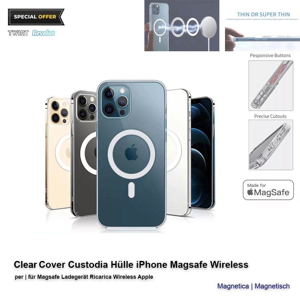 Covers & Schutzfolien: iPhone 14 Pro Hülle Clear Magsafe Cover – Neu und originalverpackt aus Chiasso von online.shop