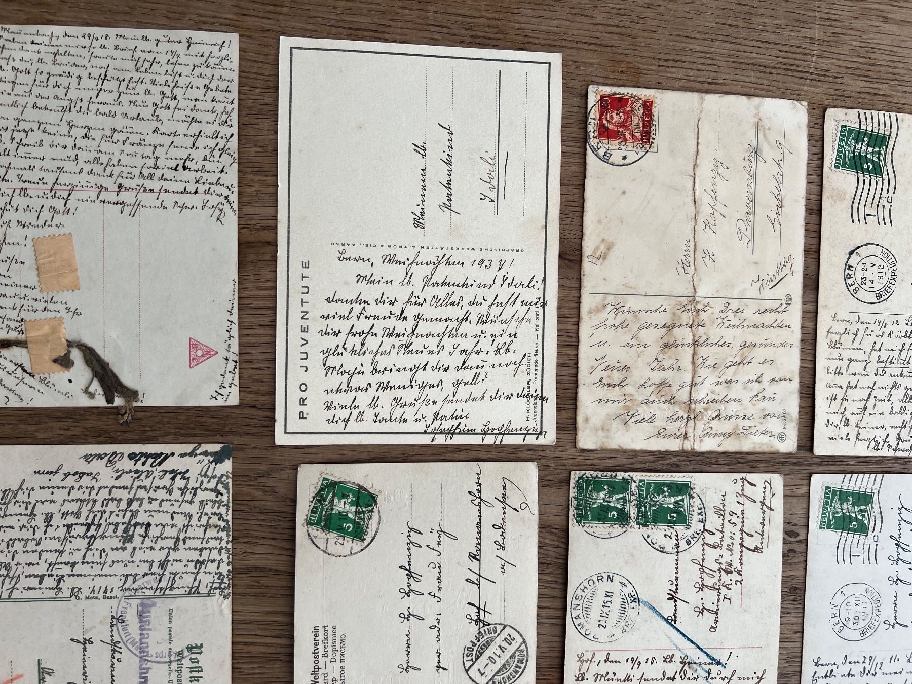 Cartoline postali: Sammlung antike Postkarten Schweiz – Usato da Hermetschwil-Staffeln venduto da militaria-schweiz 7