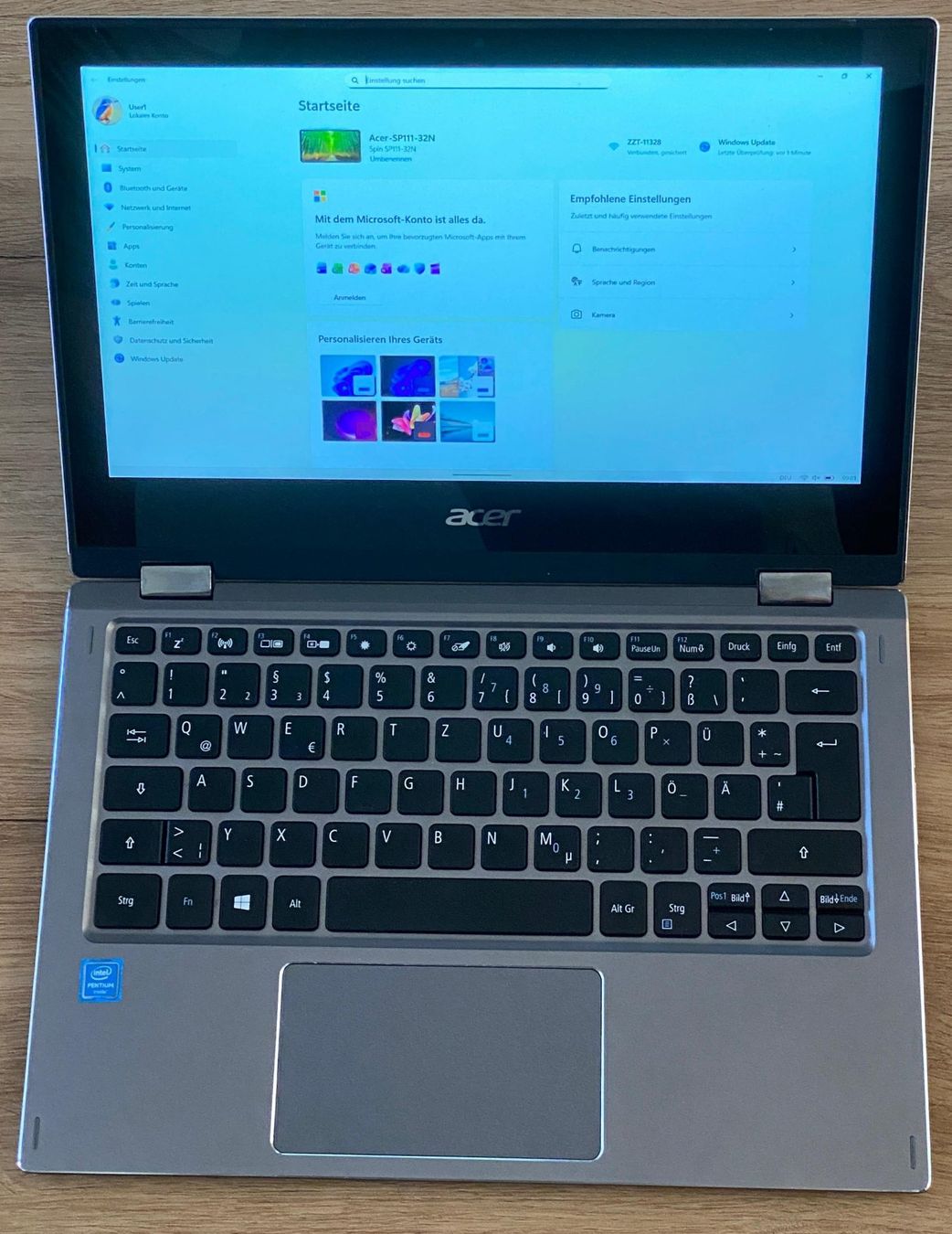 Acer Notebook: Acer Spin SP111-32N Convertible mit Office2024 Schnäppchen!! – Usato da Oberrohrdorf venduto da Mtubist