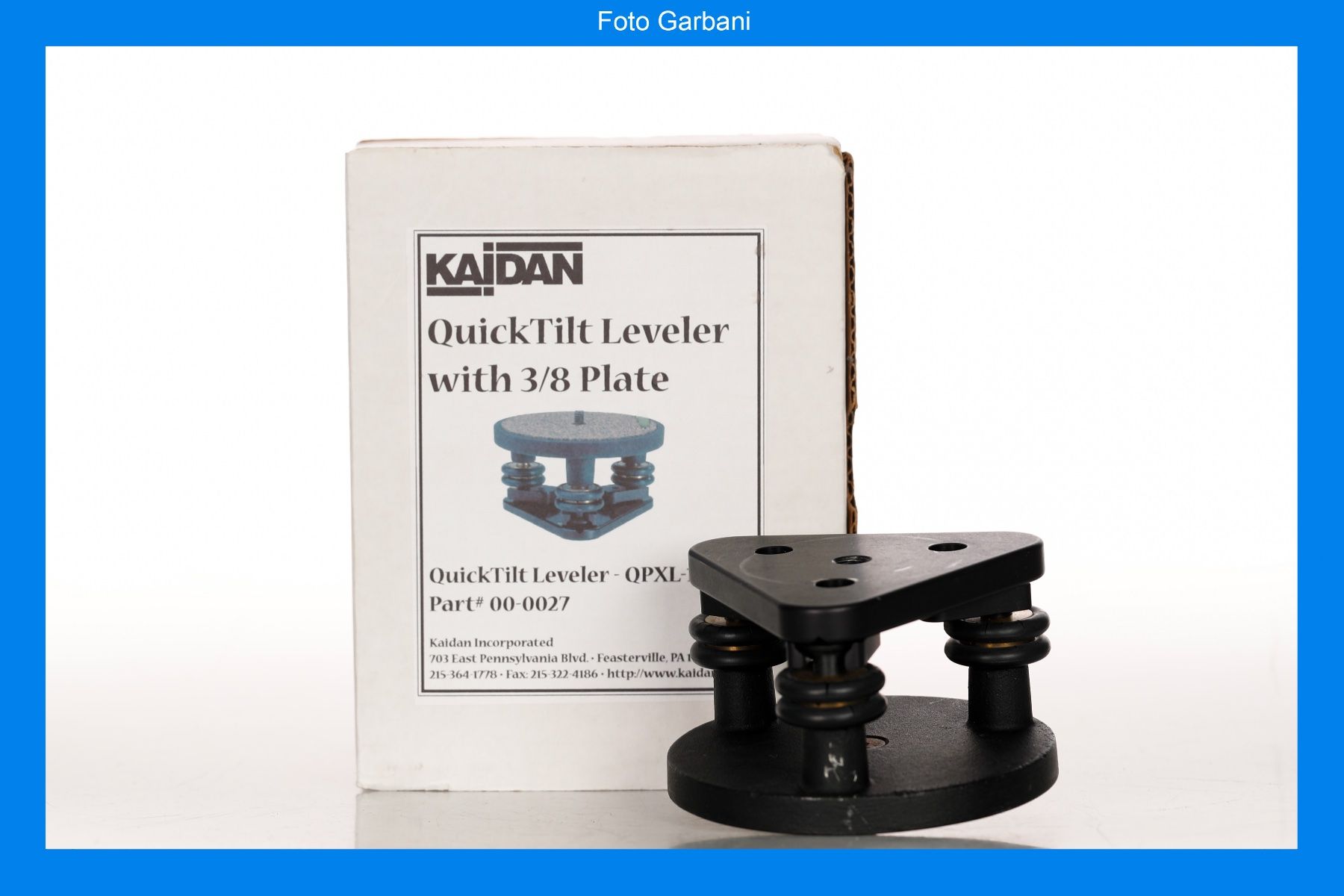 Cavalletti: Kaidan quick tilt leveler QPXL-1 – Usato da Muralto venduto da FotoGarbani 5