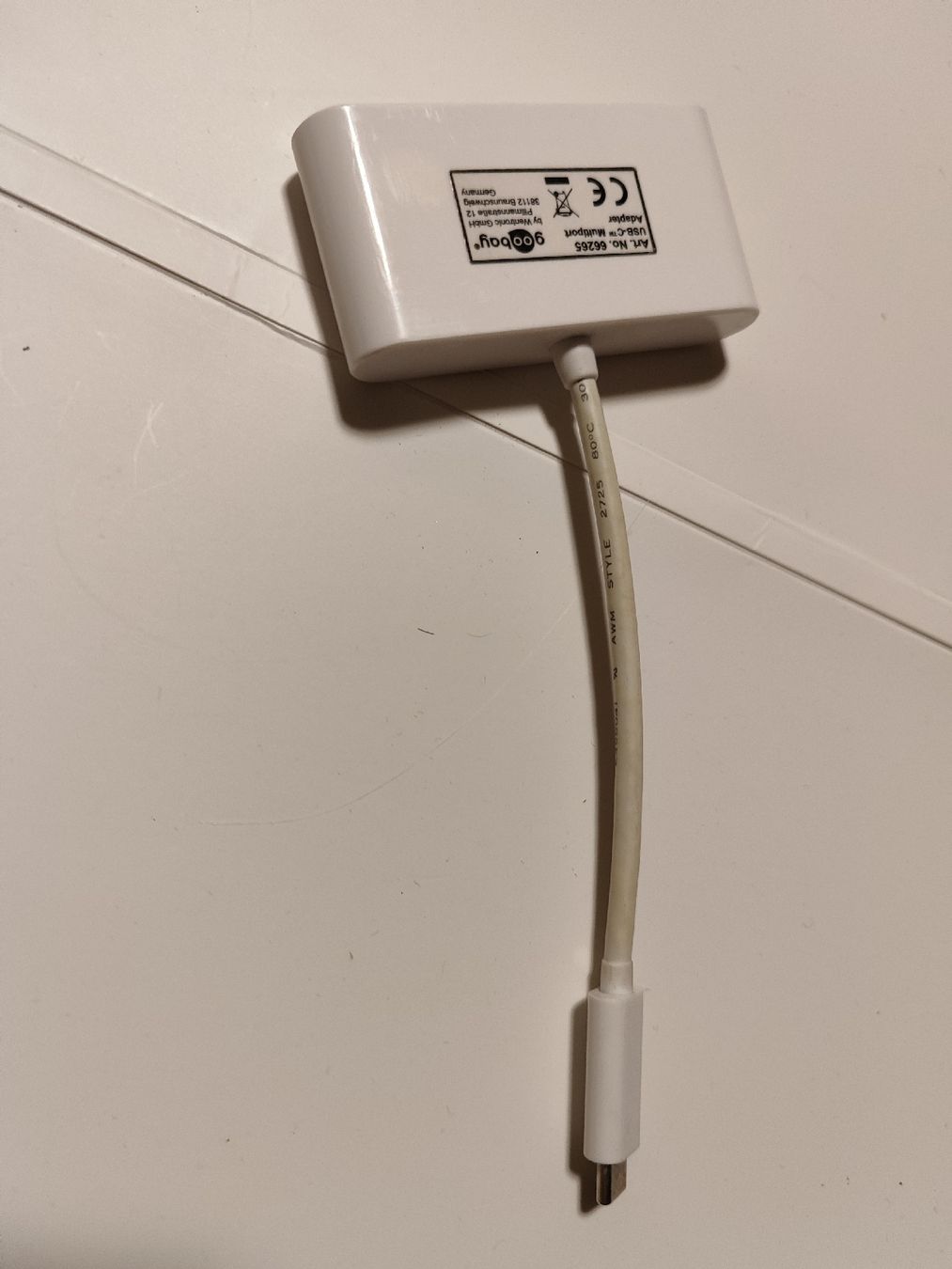 Unità & Adattatore: Goobay USB-C Multiport Adapter 66265 weiss gebraucht – Usato da Mülligen venduto da vagos85 1