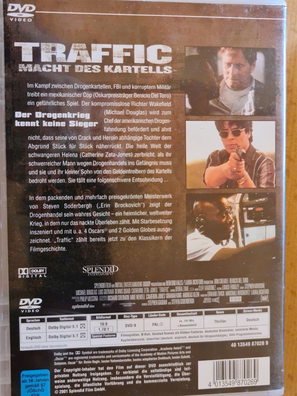 Tutti i DVDs: Traffic - Macht des Kartells – Usato da Dintikon venduto da Vexi 1