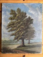 Marius Chambaz (1905-1988)paesaggio con alberi