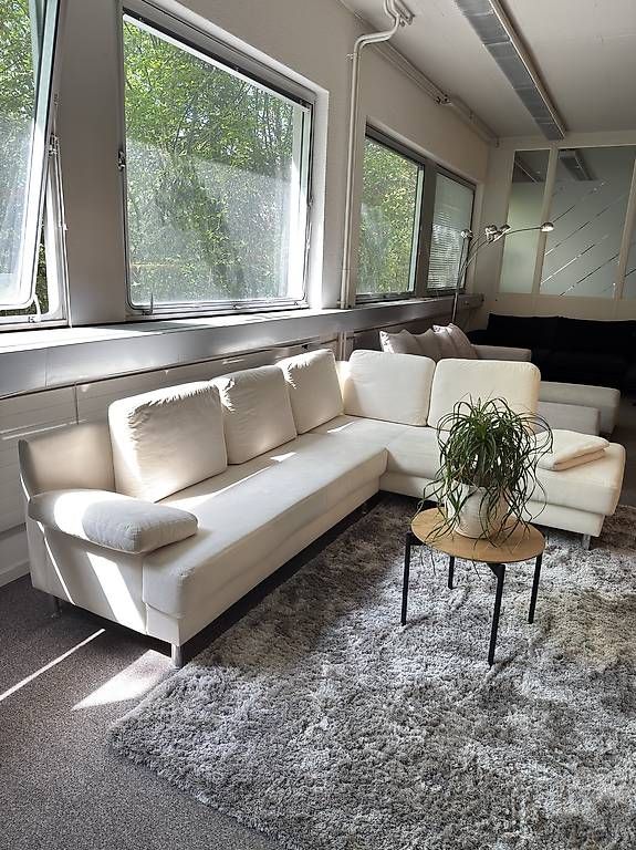Sofas: (Gratis Lieferung) Alcantara Ecksofa Creme  – Gebraucht aus Fehraltorf von Sofalab.swiss 2