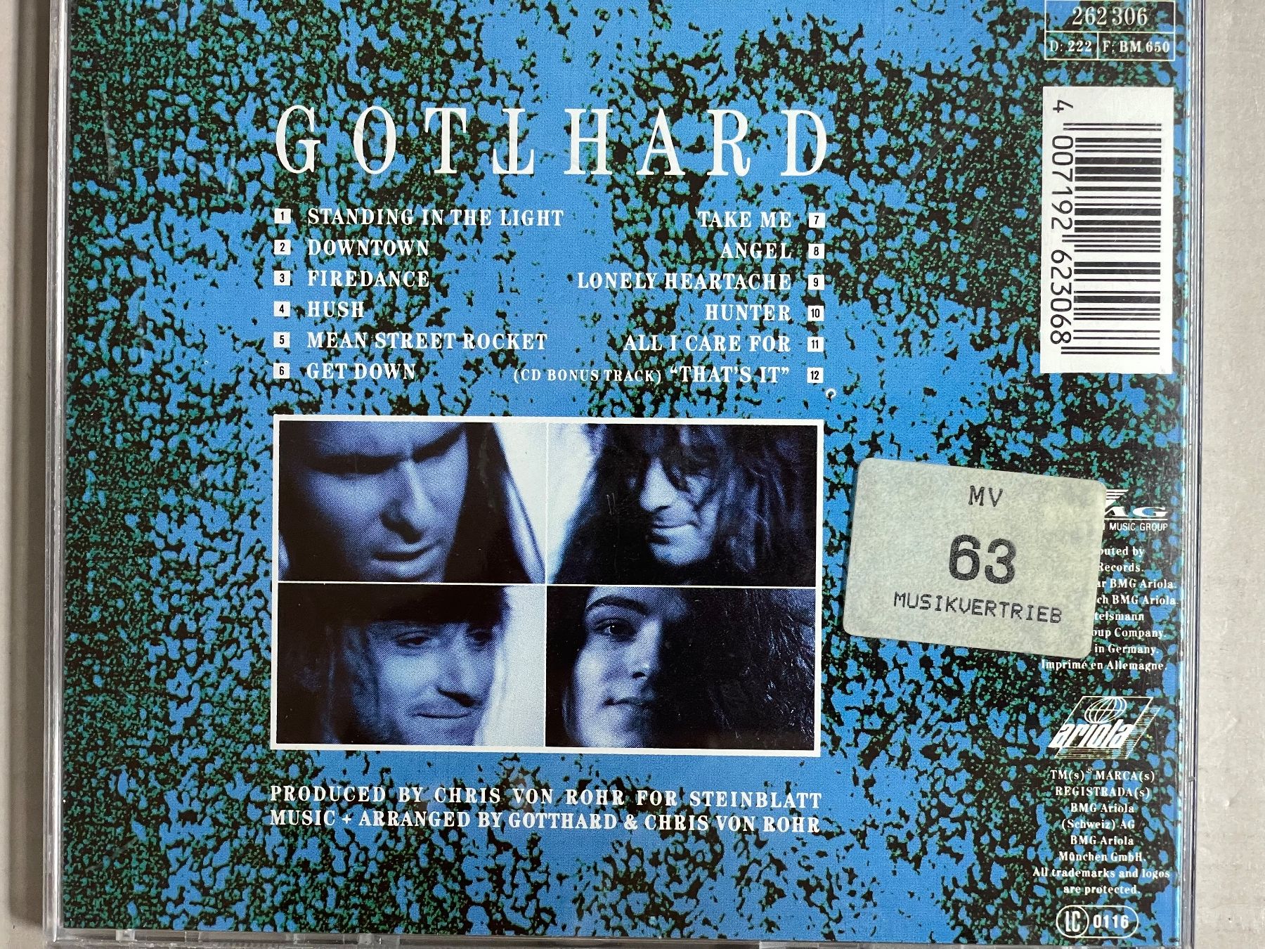 CDs: Gotthard CD – Gebraucht aus Muri b. Bern von AdidasCollector 1