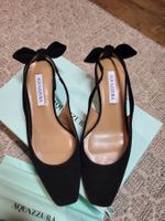 Aquazurra  very bow Tie sling 35 black    - 38