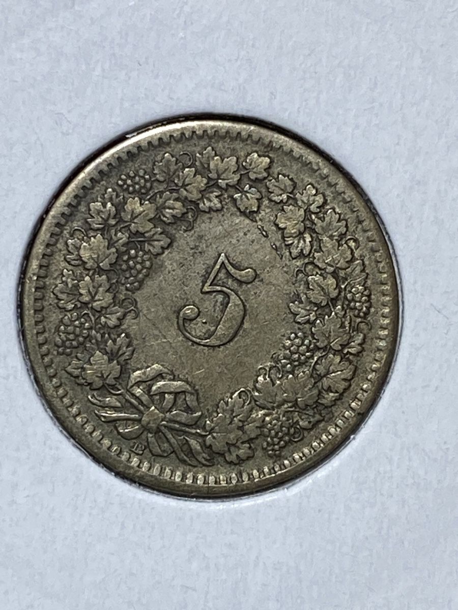 Tutti le monete: Suisse - 5 centimes - 1850 BB  – Usato da Payerne venduto da Mike1682 1