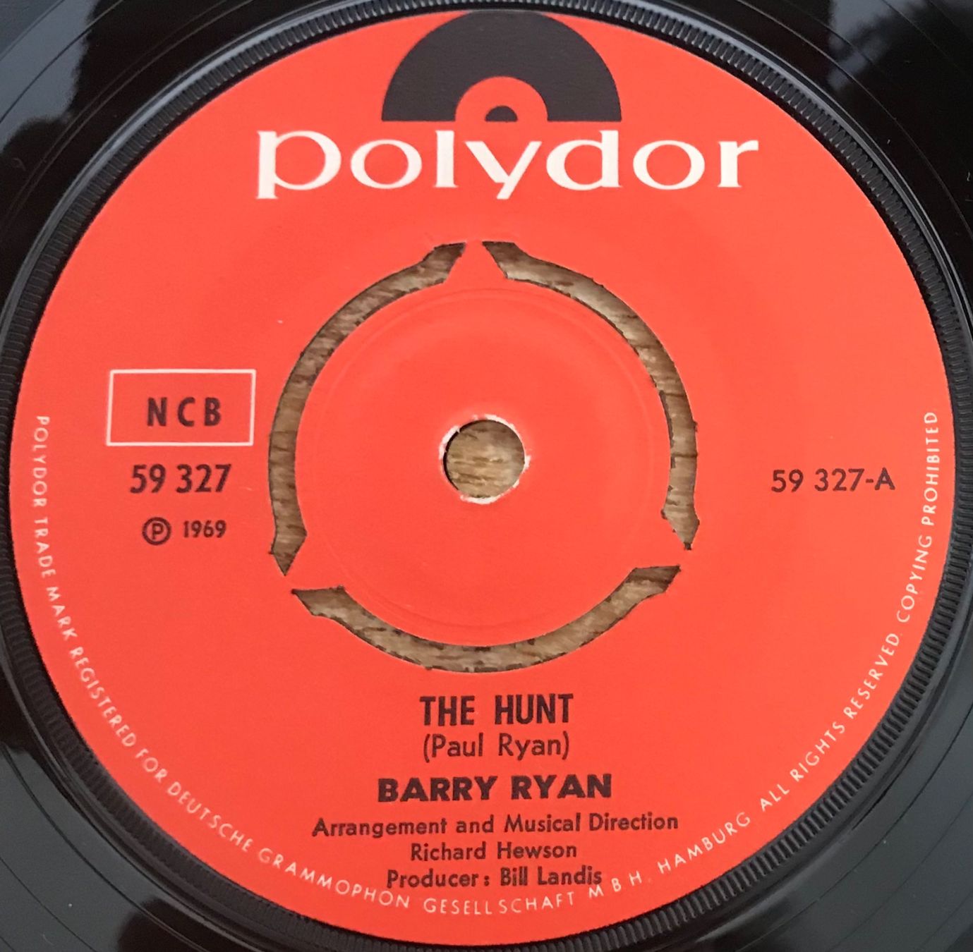 Vinyles: BARRY RYAN - THE HUNT – D'occasion à Bussigny par vinyl-pas-cher 2
