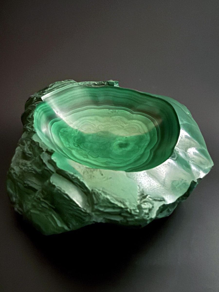 Mineralien & Heilsteine: Malachit Schale - Vide Poche – Gebraucht aus Luzern von downtonabbey 4