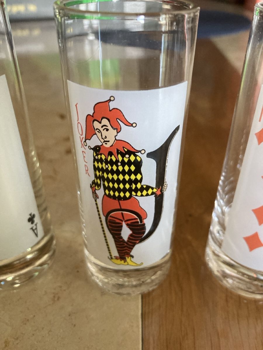 Bicchieri: Verres à limoncello cartes  – Nuovo (secondo la descrizione) da Bursinel venduto da SeveralLives 3