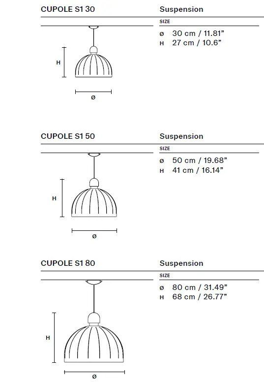 Lampadari & plafoniere: LED-Designleuchte Masiero Cupole – Usato da Luzern venduto da monyet 4