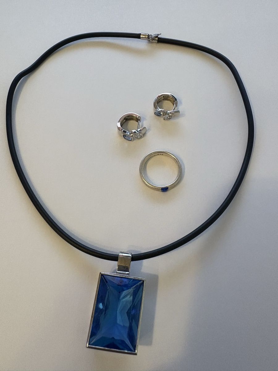 Altri gioielli: Silber Schmuck blau – Usato da Murten venduto da Tzaugg 3