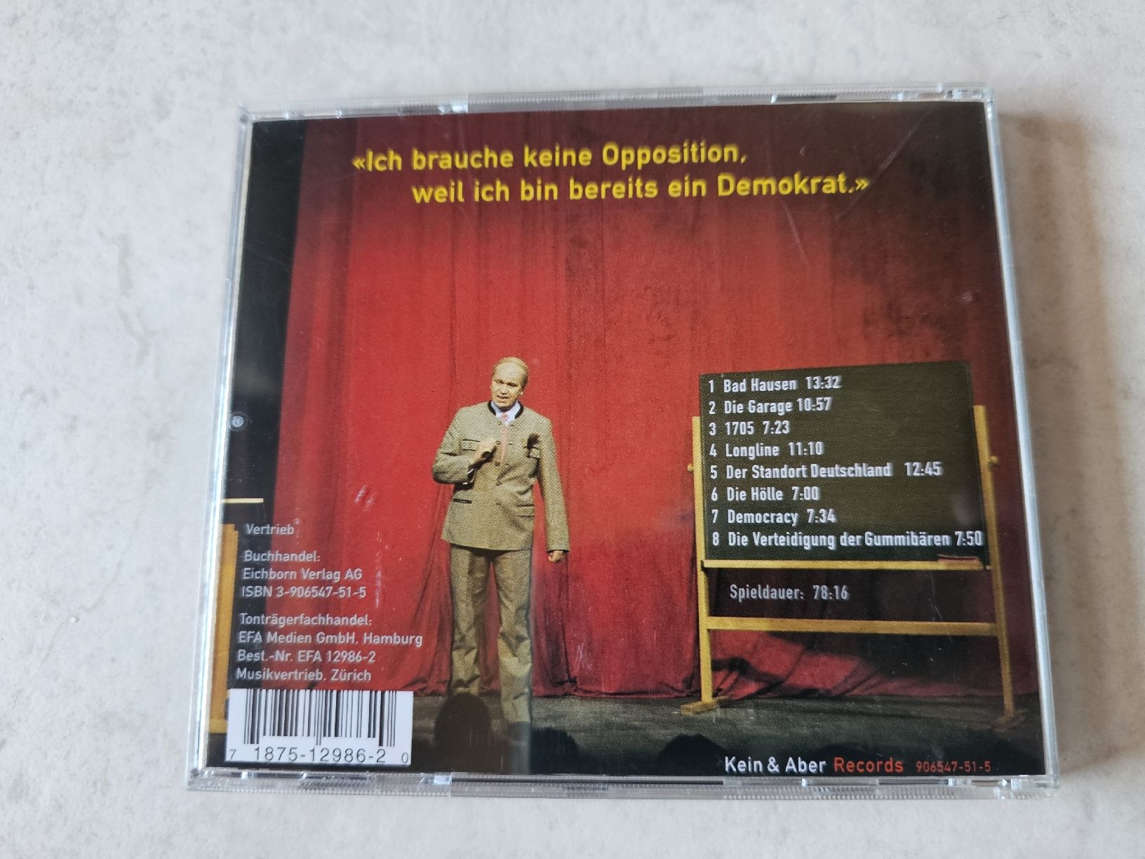 CD: Gerhard Polt  -  Der Standort Deutschland – Usato da Schneisingen venduto da backstore24 1