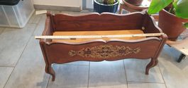 Antikes möbel bauernmalerei 80×42cm pflanzen oder babybett