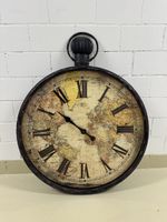 Kare Design Wanduhr European Map 96cm used