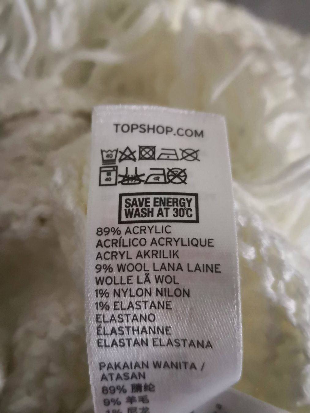 Maglioni & Felpe: Topshop Pullover Creme Gr. 38 mit Fransen – Usato da Adliswil venduto da coconut1289 5