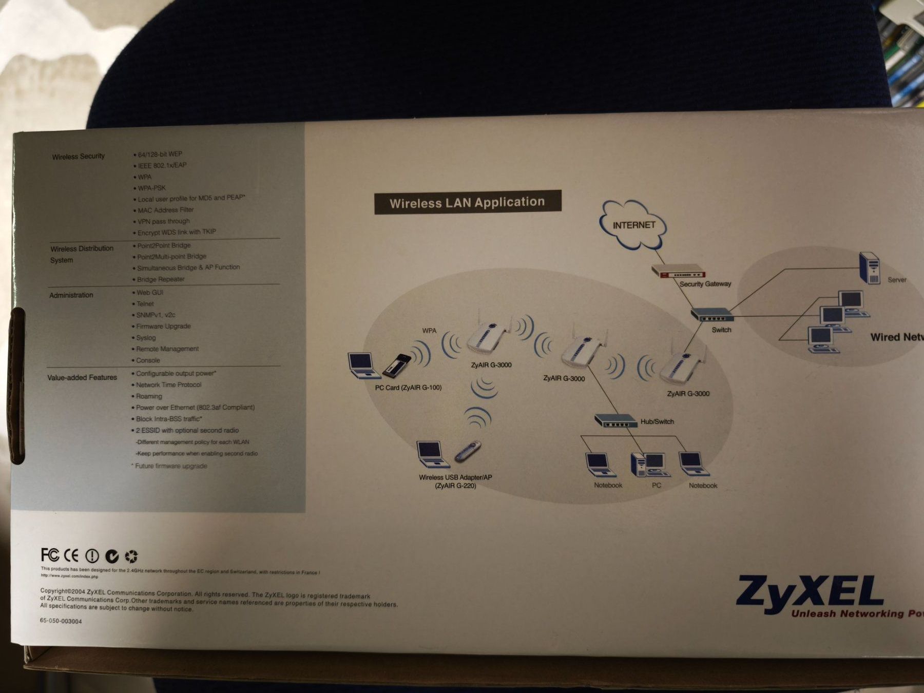 Zyxel WiFi: Zyxtel Wirless G-3000 Access Point – Nuovo (secondo la descrizione) da Bauma venduto da Baumgartner04 1