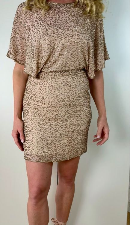 Robe Midi En Dentelle Miss Selfridge Taille 12 - Manches Cloche - Col Haut - Neuf Avec Étiquettes