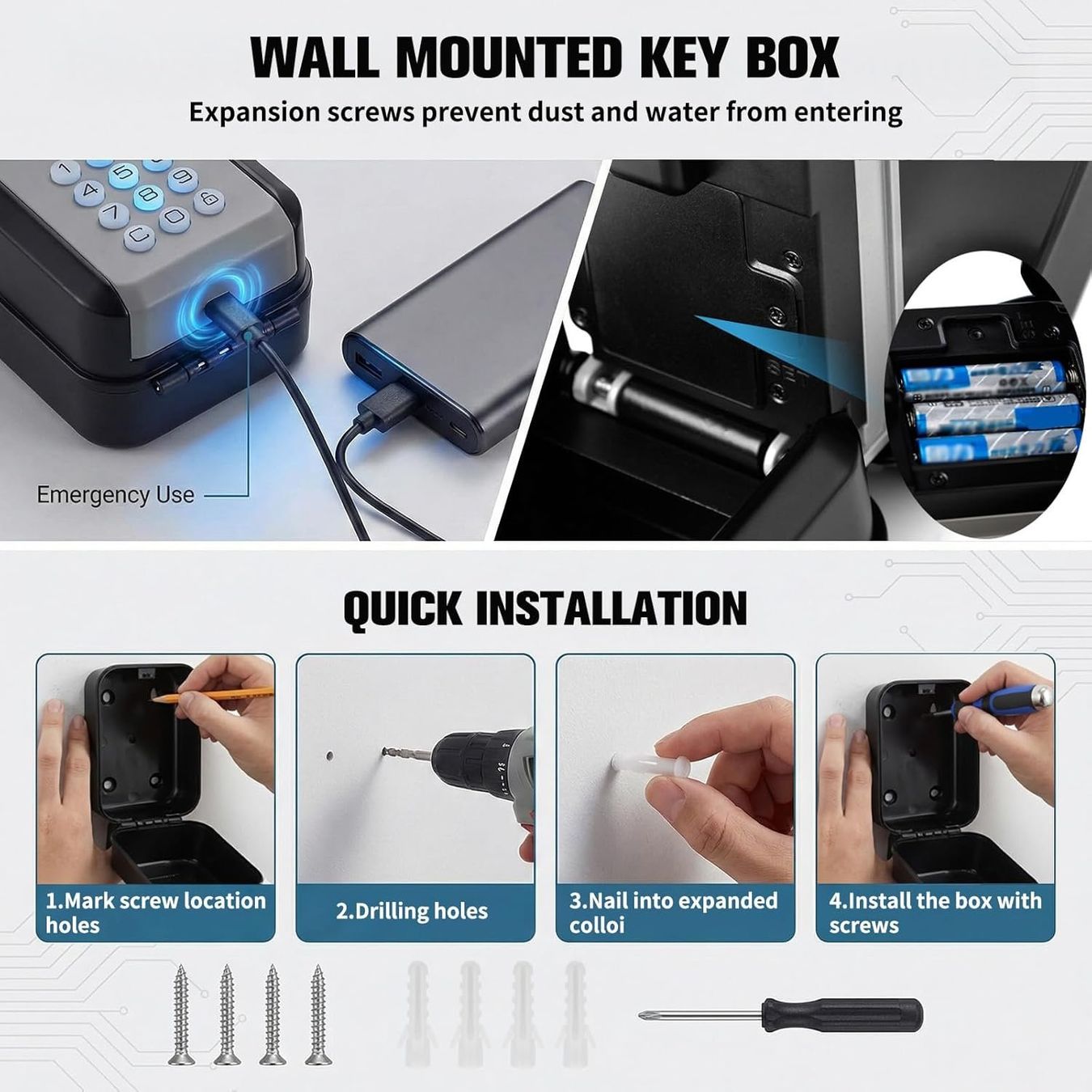 Casseforti: Smart Schlüsseltresor Bluetooth PIN App Außen – Nuovo e nell'imballaggio originale da Suhr venduto da SchnapperCH 4