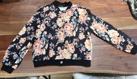 Shein Blumen Bomber Jacke, neuwertig, Gr. 36 Top Herbst!