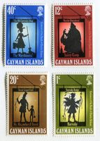 Briefmarken "Charles Dickens". Kaimaninseln.
