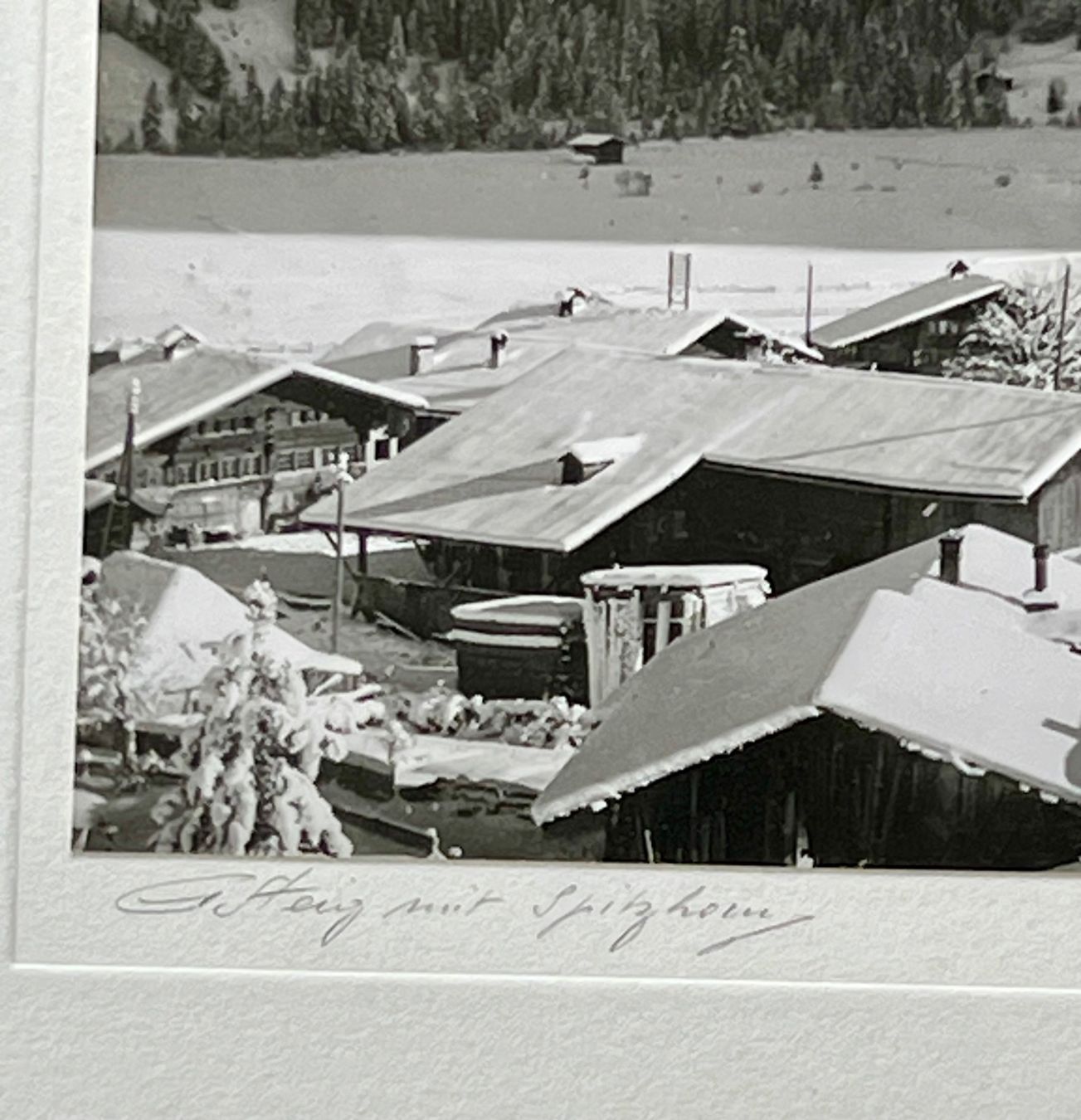 Foto & Immagini: Jacques Naegeli, Gstaad, Fotografie Stein mit Spitzhorn – Nuovo (secondo la descrizione) da Vaduz venduto da Unikate-Markt 2