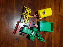 Playmobil Vintage Traktor mit viel Zubehör und Anhänger