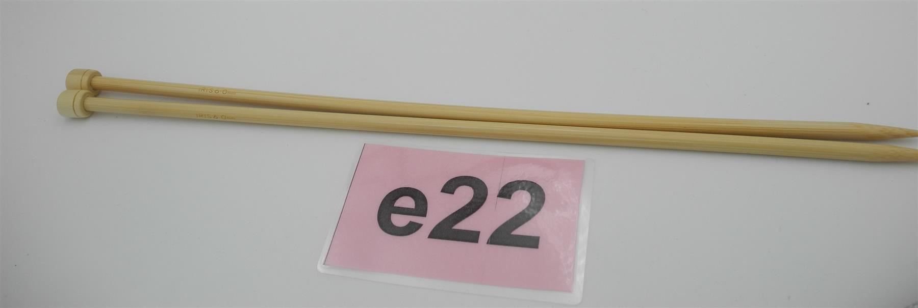 Ferri: Iris Bambus Stricknadeln 6.0 mm, Nr. e22 – Nuovo (secondo la descrizione) da Kottwil venduto da Crazyrolf