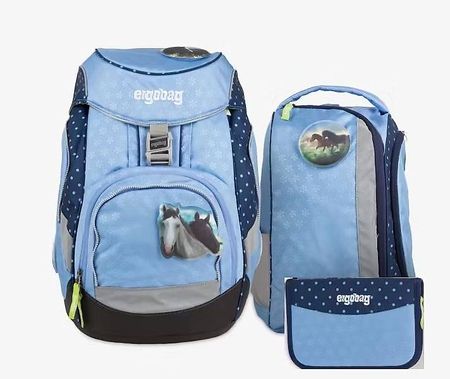 Schulrucksack Thek "Himmelreitbär" von Ergobag (3-teilig)