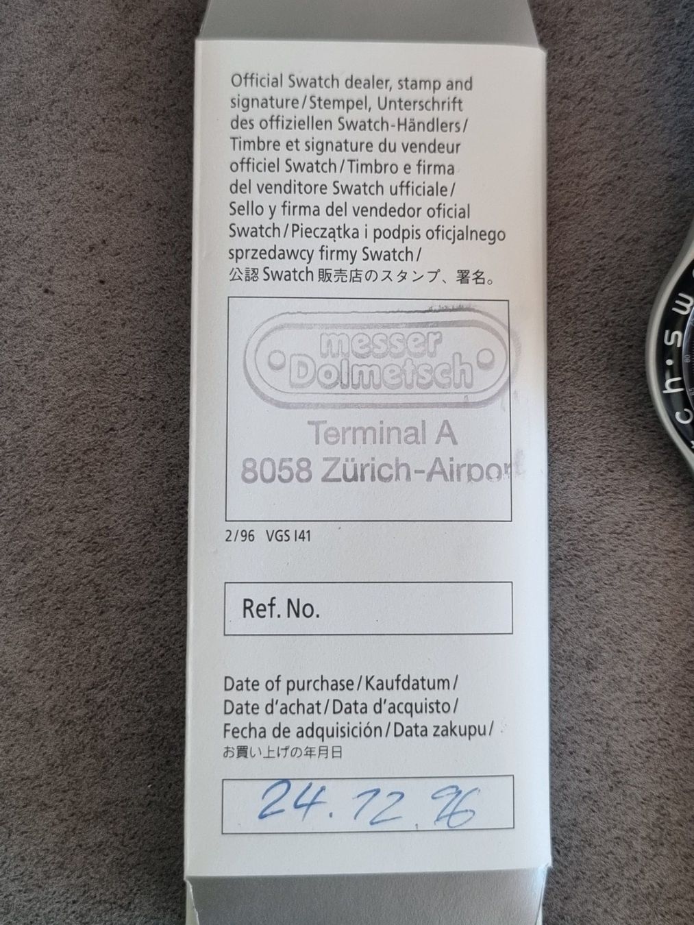 Swatch Orologi: Swatch Irony Chrono "High Tail" 1996 Neu mit Verpackung! – Nuovo (secondo la descrizione) da Lenzburg venduto da freedomky 5