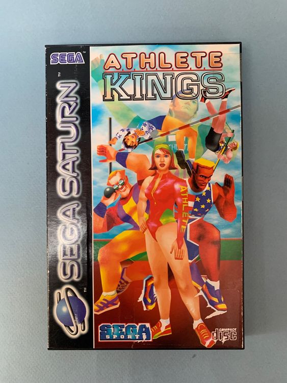 Jeu Sega Saturn Athlete Kings (NTSC-J) - Complet, Boîte Et Manuel, Très Bon état