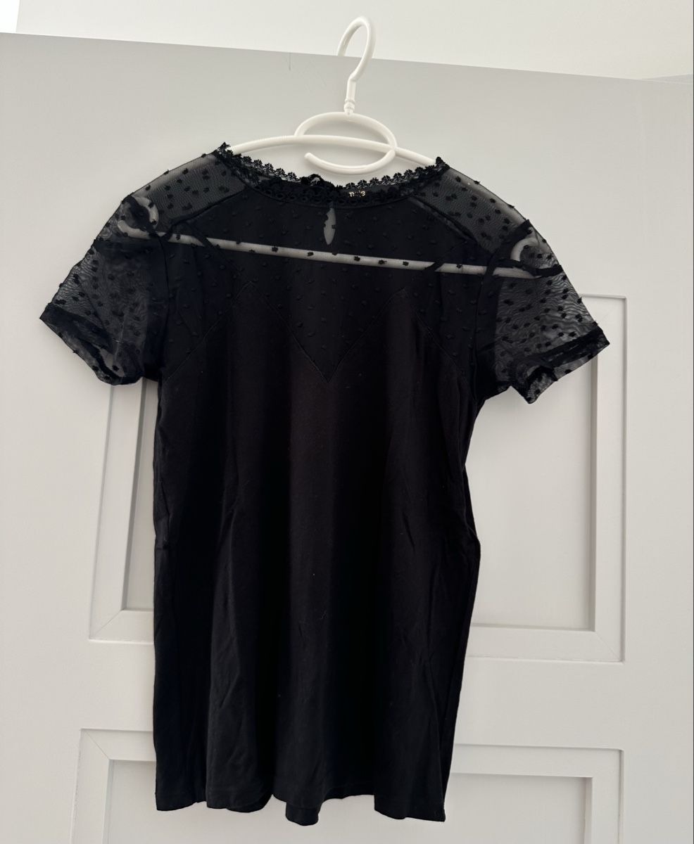 Maje T-shirt: Maje Black T-shirt Size 1 – Nuovo (secondo la descrizione) da Zürich venduto da juz_2t2j