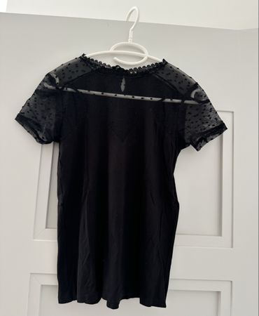 Maje Black T-shirt Size 1