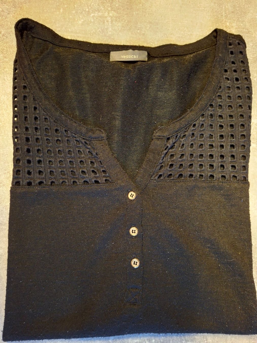 C&A Tops: Haut noir taille L marque C&A – Gebraucht aus Villiers von san_jn5w 6