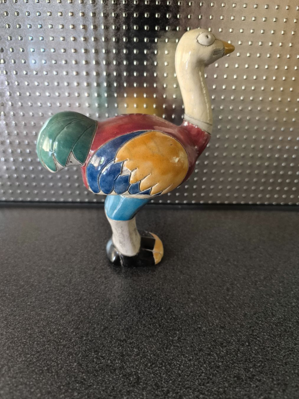 Statuette: Raku Keramik,Vogel Strauss, Handarbeit  – Usato da Schaffhausen venduto da gab_v5qf 3