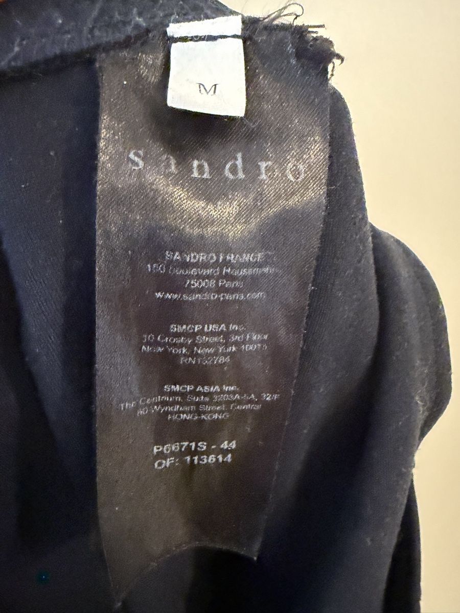 Sandro Pantaloni: Pantaloni Sandro Paris Blu Taglia M – Usato da Lugano venduto da can_xdd8 5